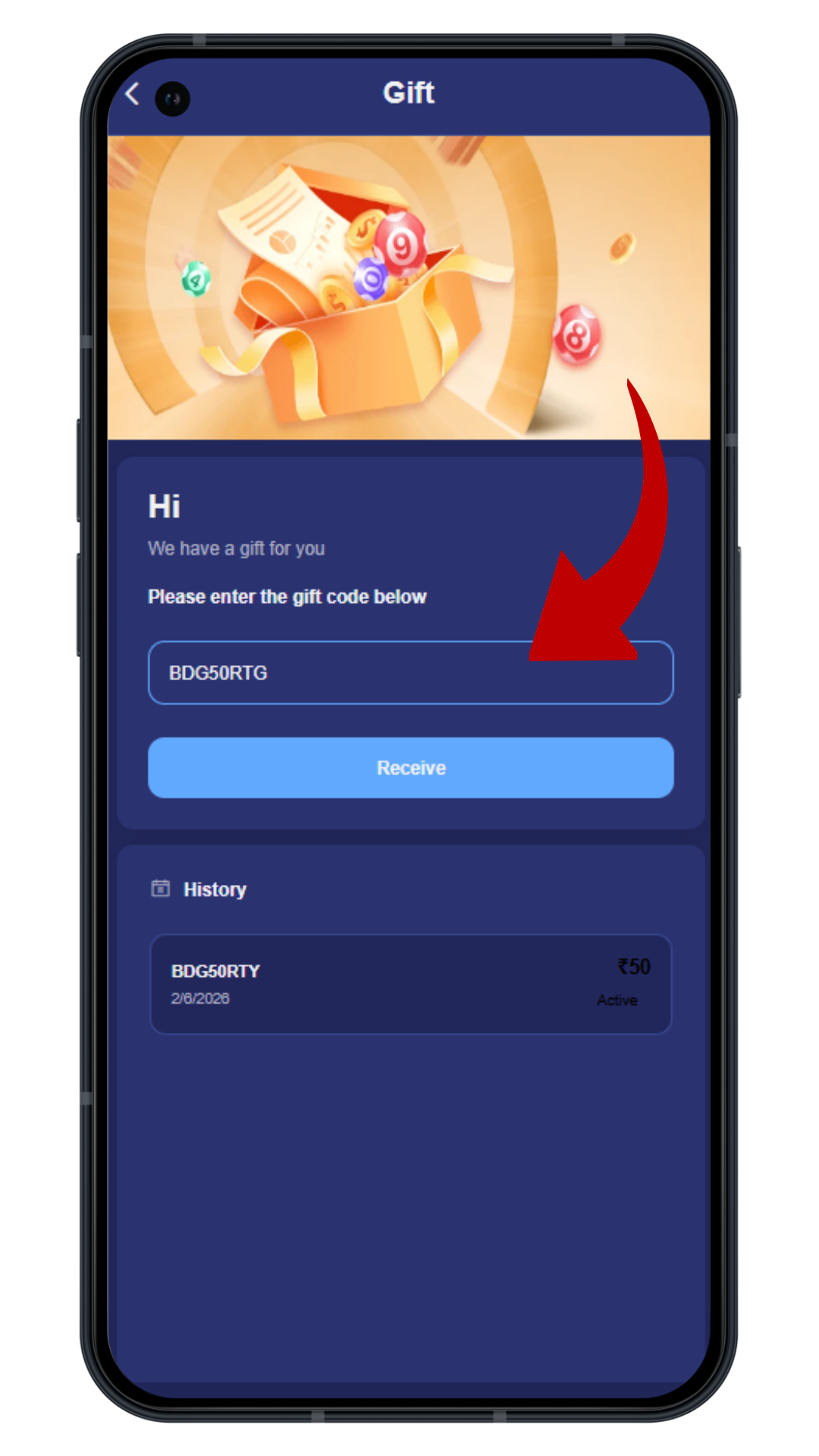 Tiranga Game Gift Code